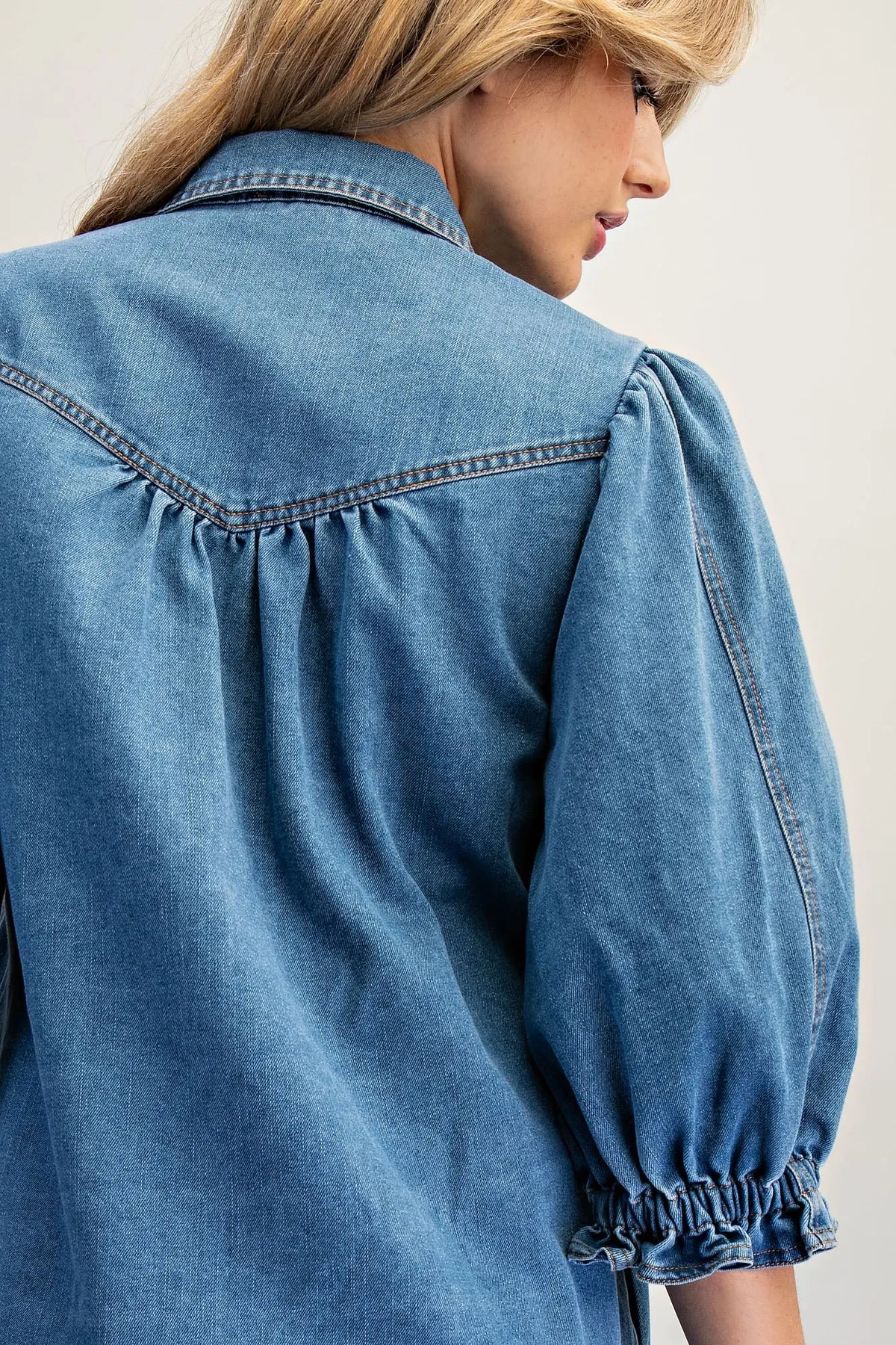 The Dolly Denim Mini Dress