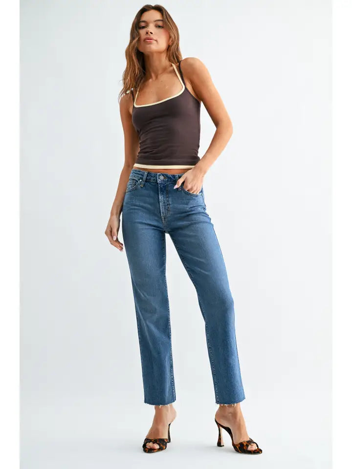 JBD Scissor Cut Straight Jeans