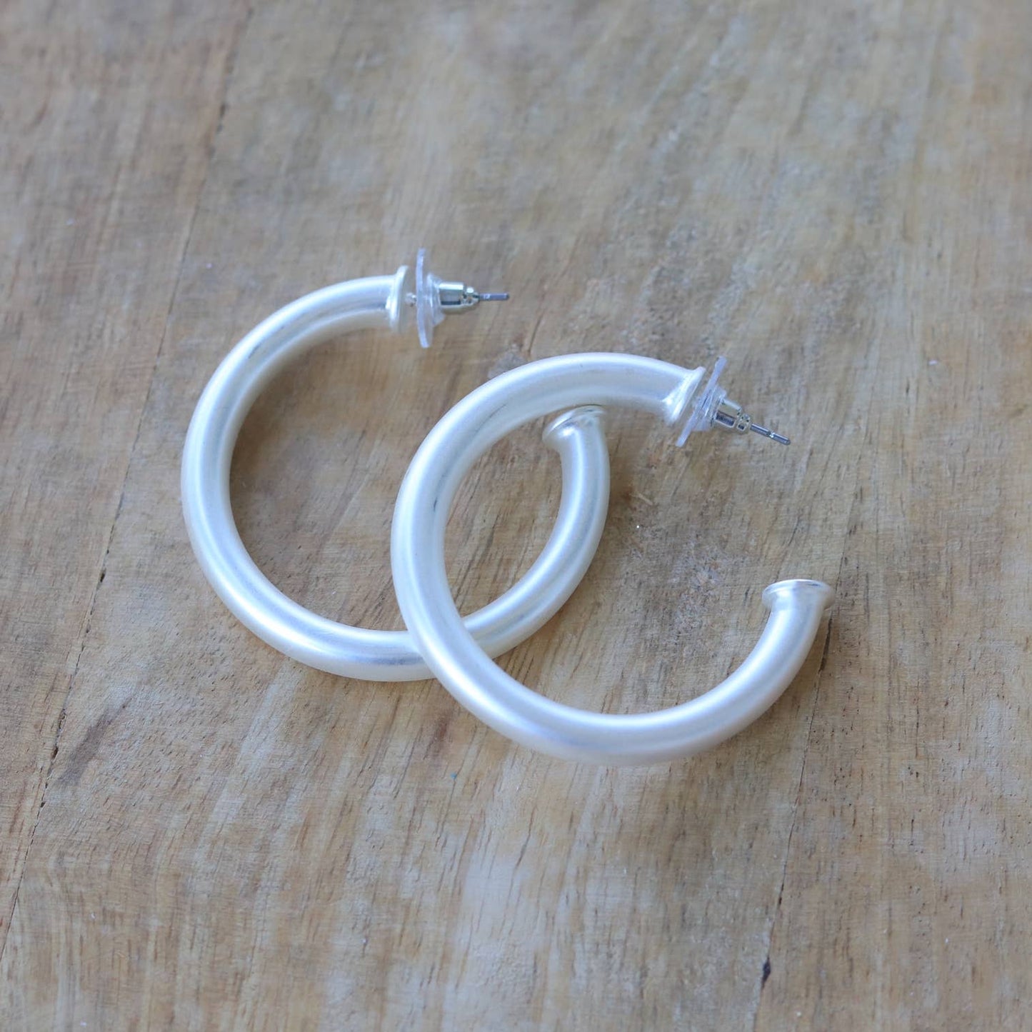 Everyday Silver Hoop Earrings