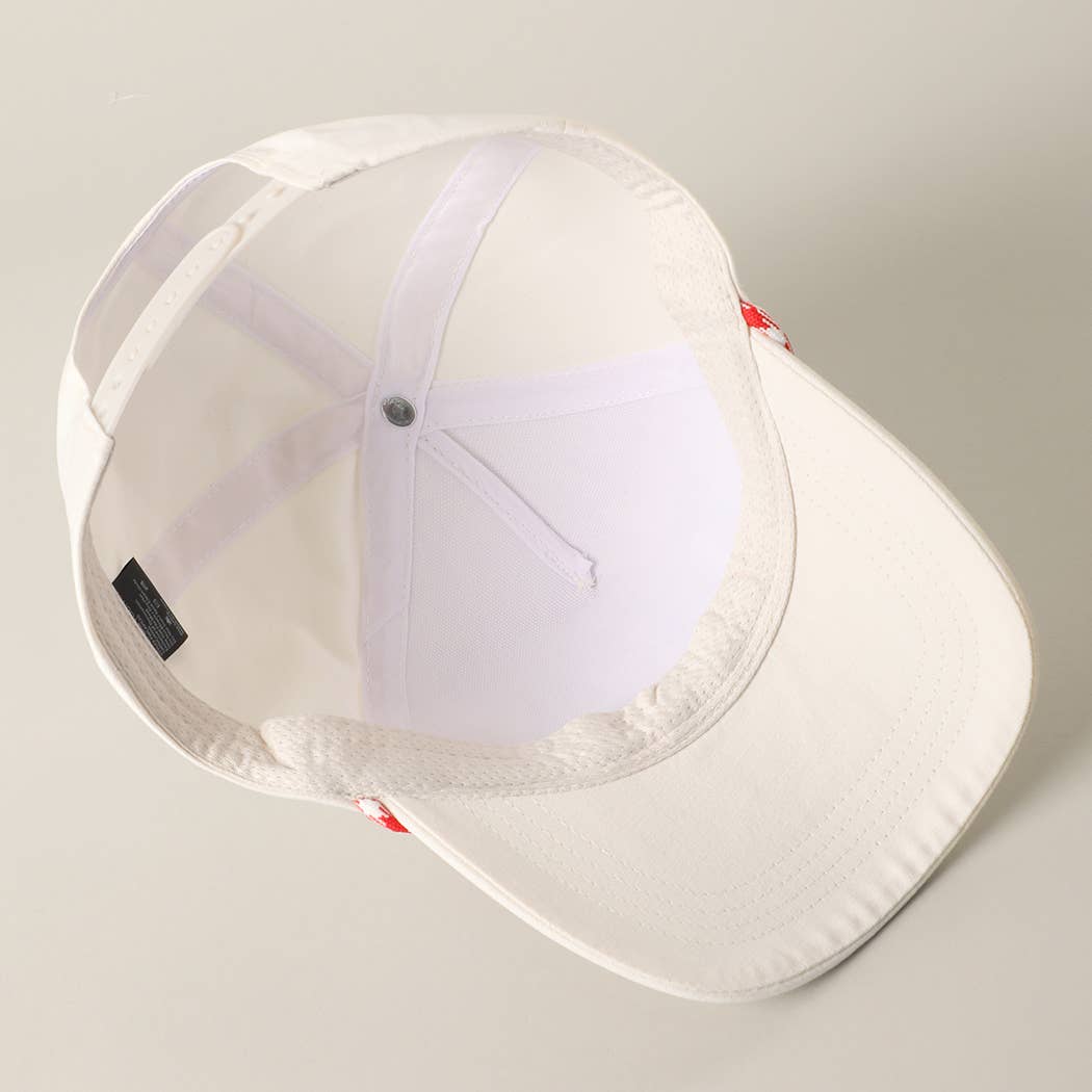 USA Patch Rope Trucker Hat: ROYAL BLUE