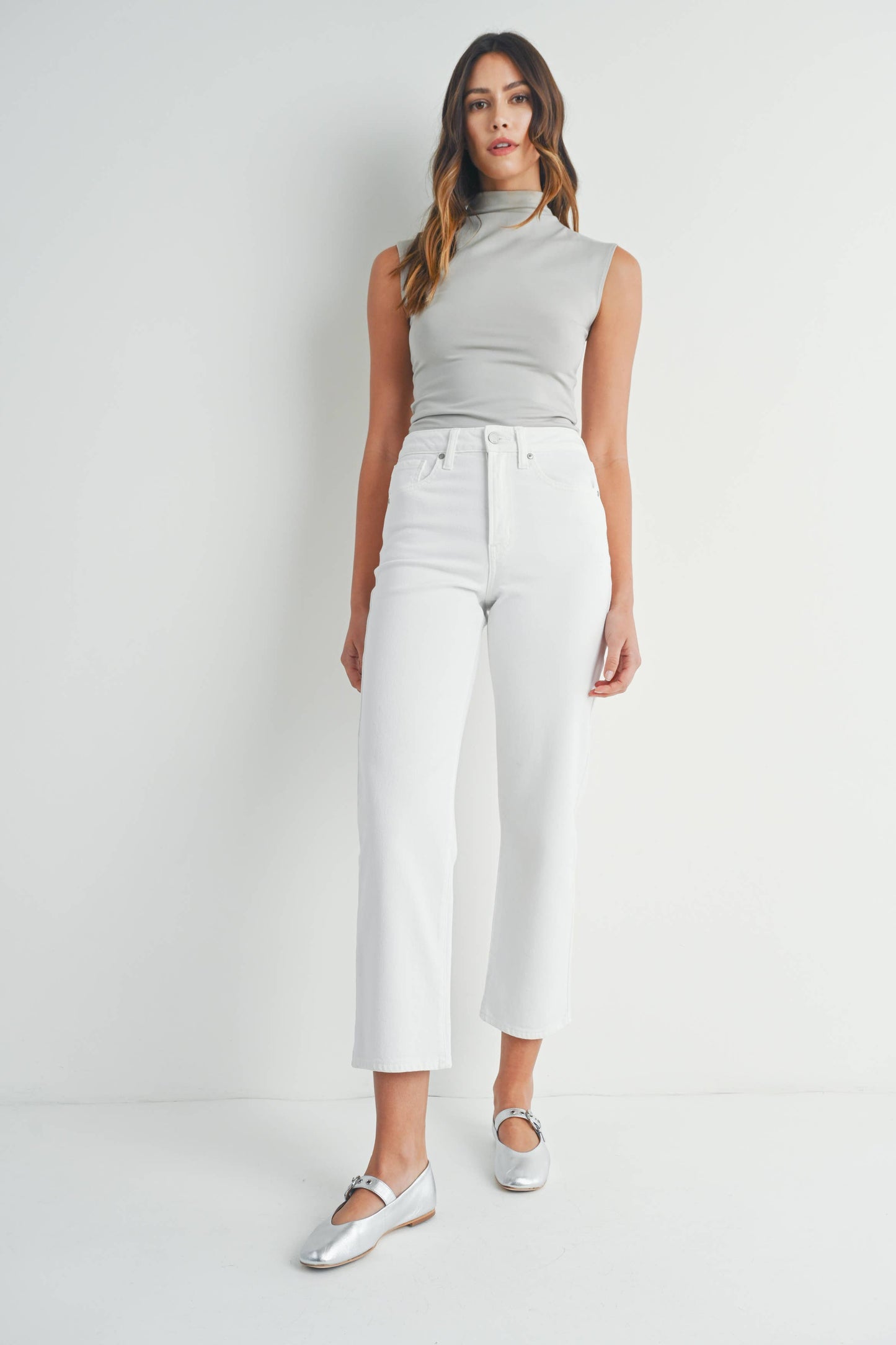 JBD Vintage Straight White Denim