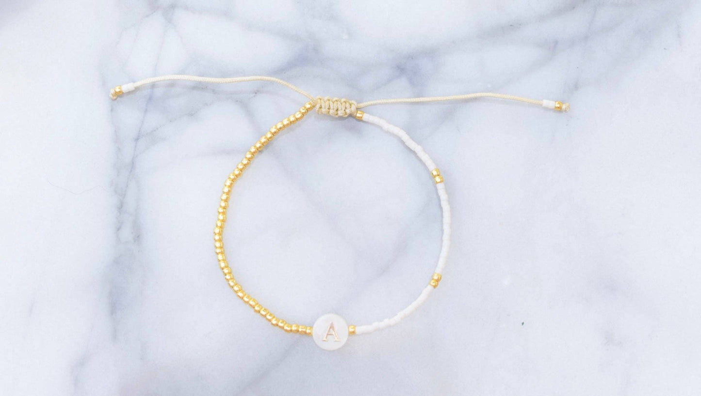Gold Initial Bracelet
