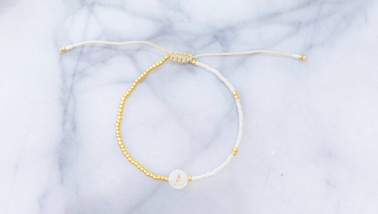 Gold Initial Bracelet