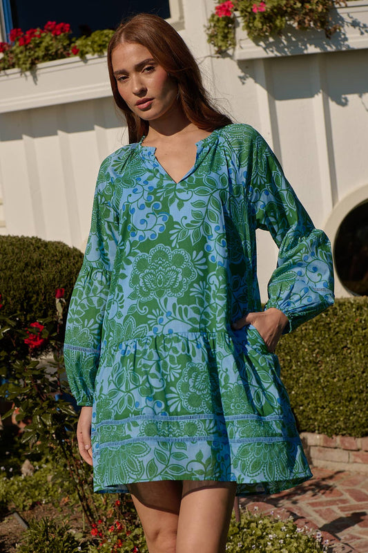 Floral Shift Mini Dress