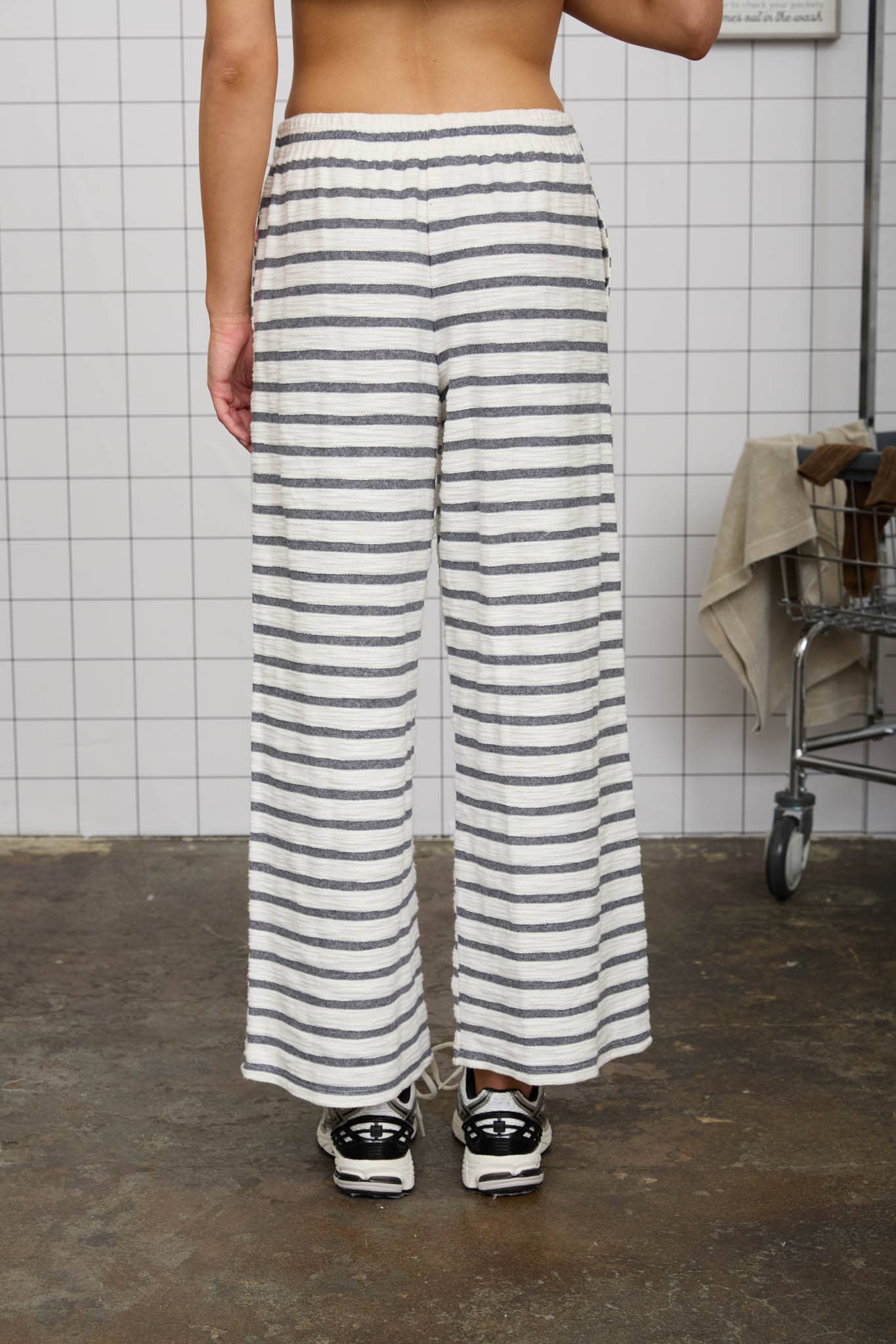 Striped Lounge Set in Navy