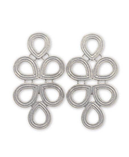 Silver Plaza Earrings