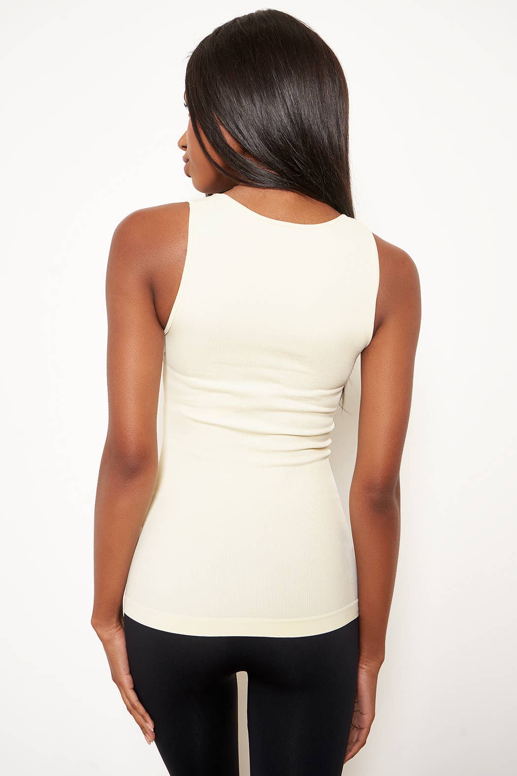 Seamless Tank Top in White (One Size)