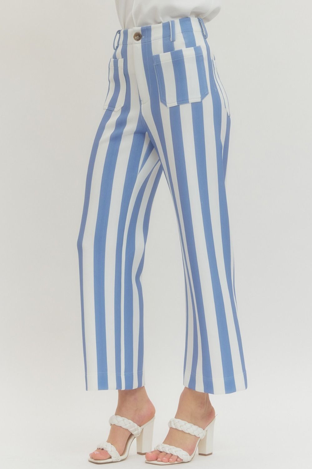 Blue Stripe Bottoms