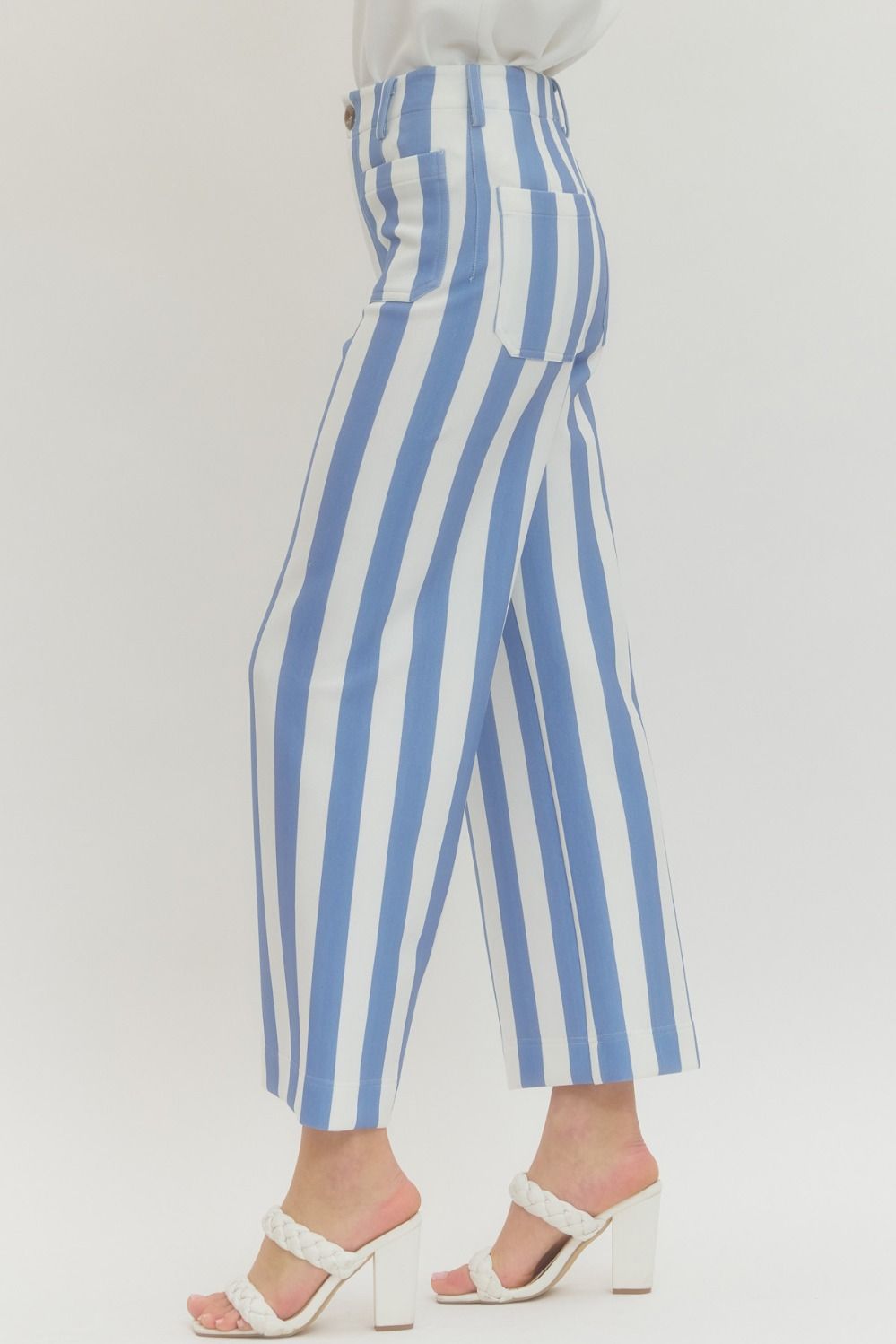 Blue Stripe Bottoms