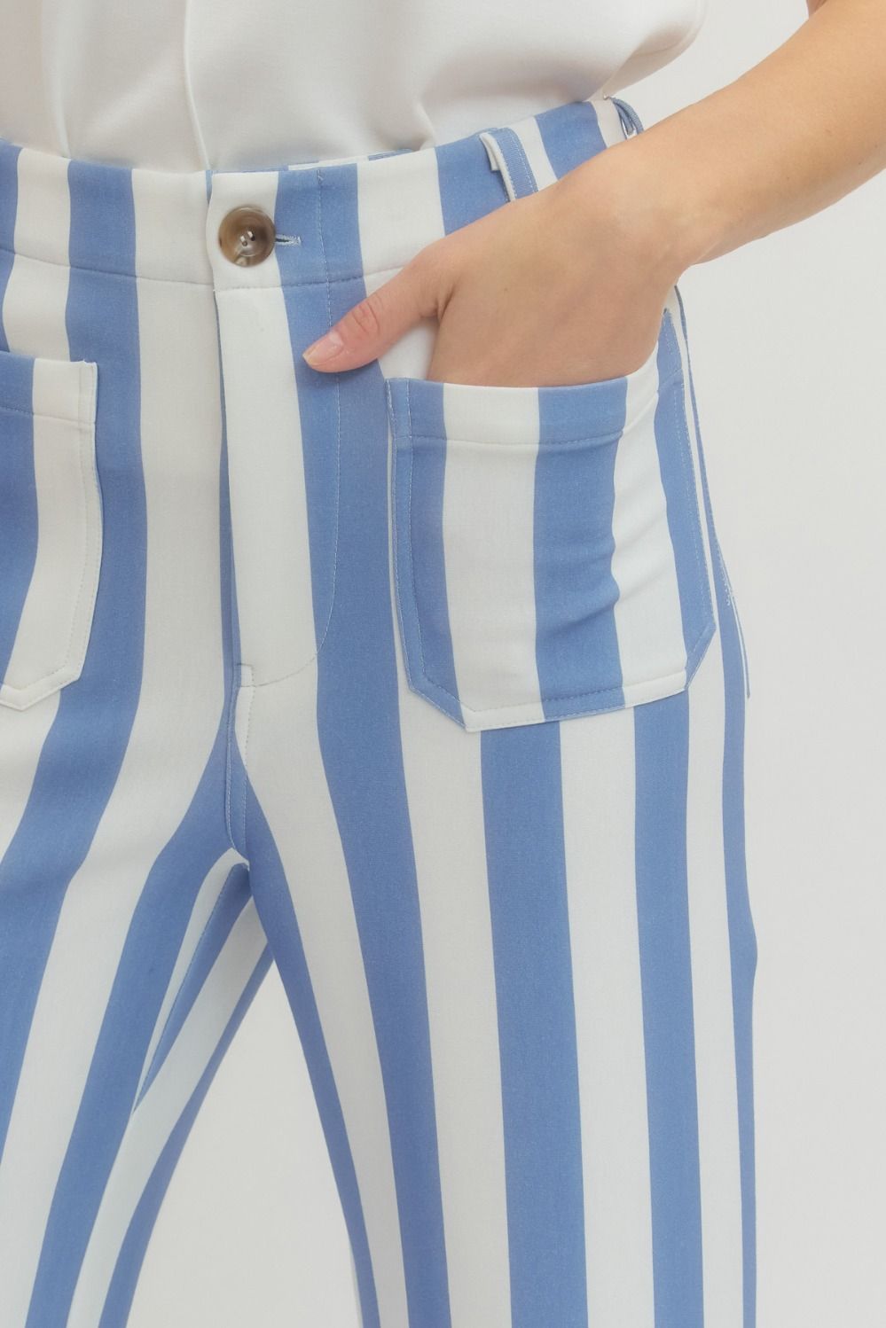 Blue Stripe Bottoms