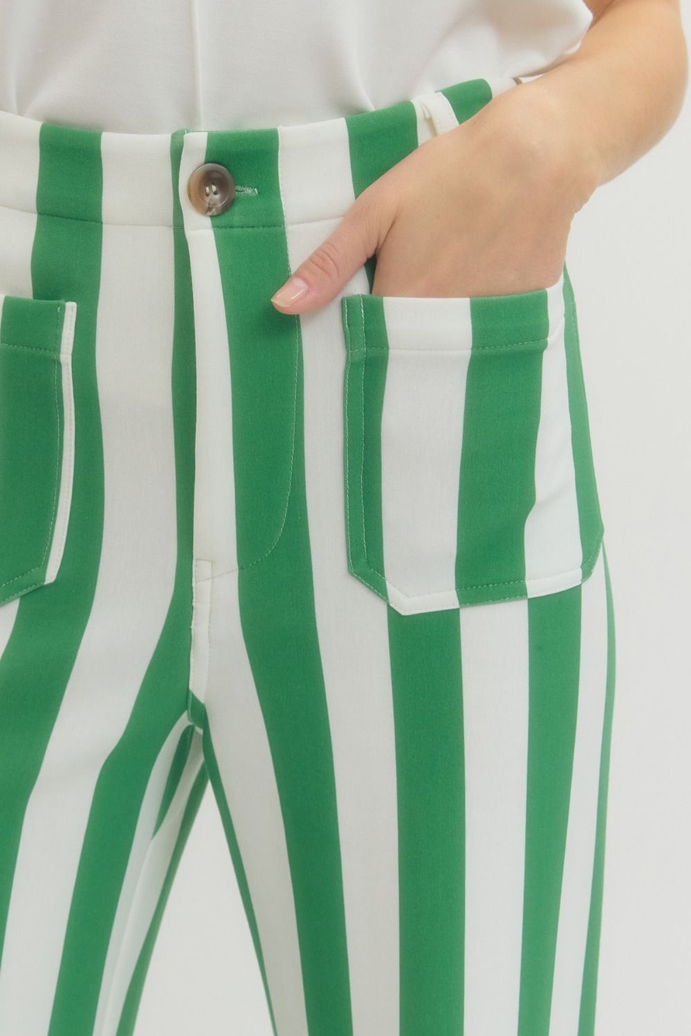 Green Stripe Bottoms