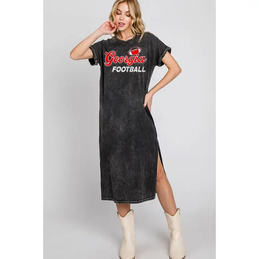 Georgian Football Graphic T-Shirt Dress