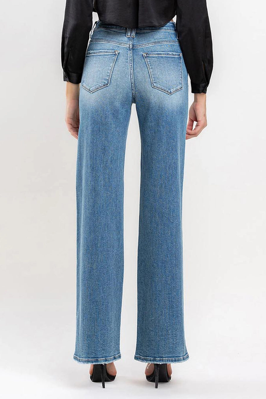 Vervet High Rise Wide Leg Jeans