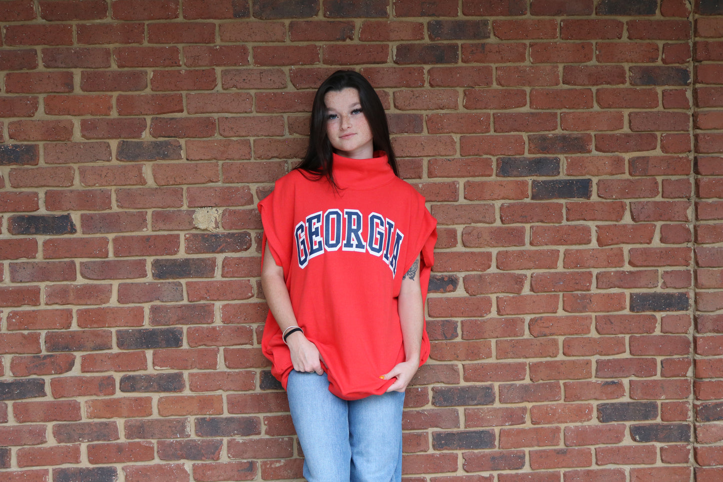Ga Muscle Top (Blue Lettering)