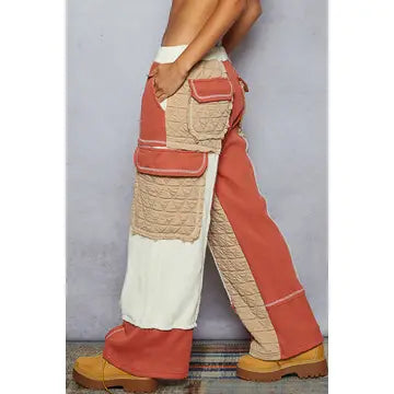 Quilted Contrast Bottoms