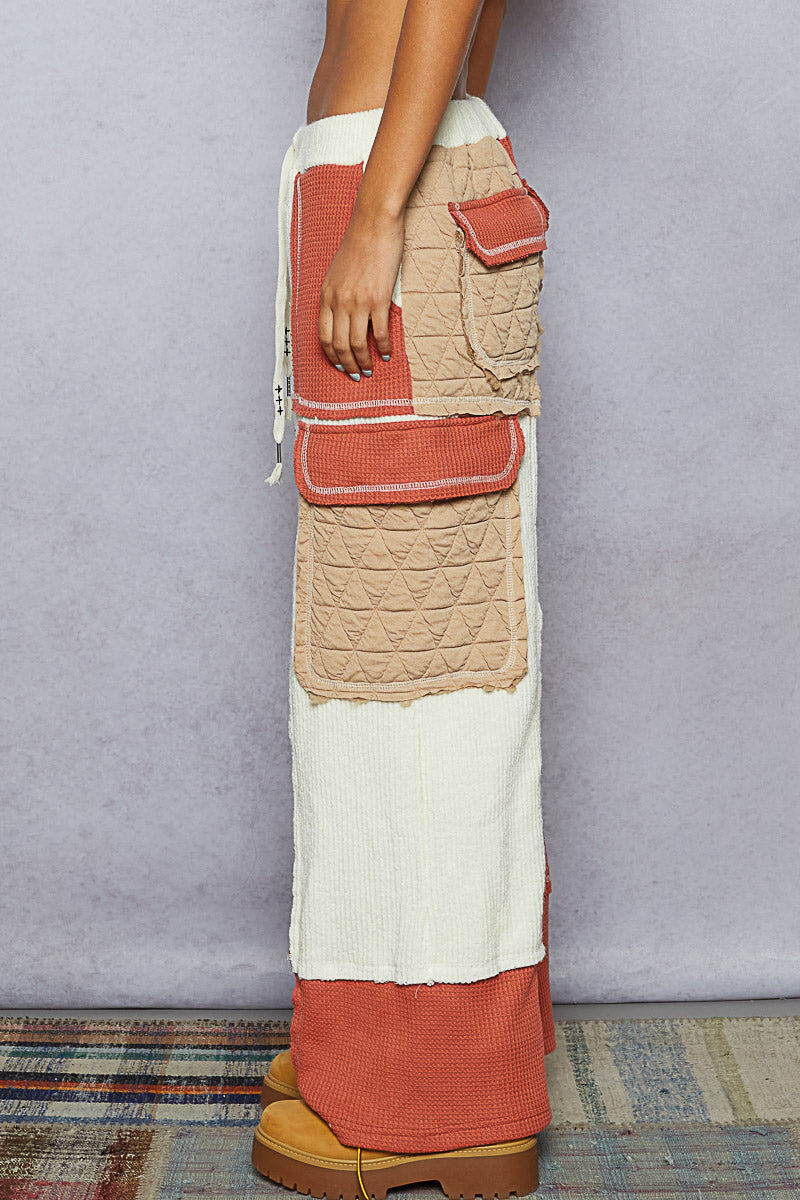 Quilted Contrast Bottoms