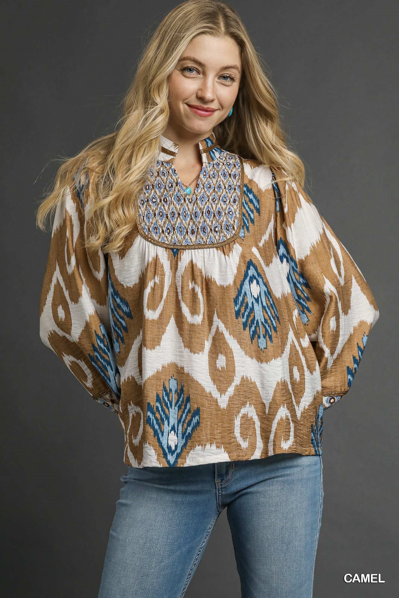Inka Printed Boho Top