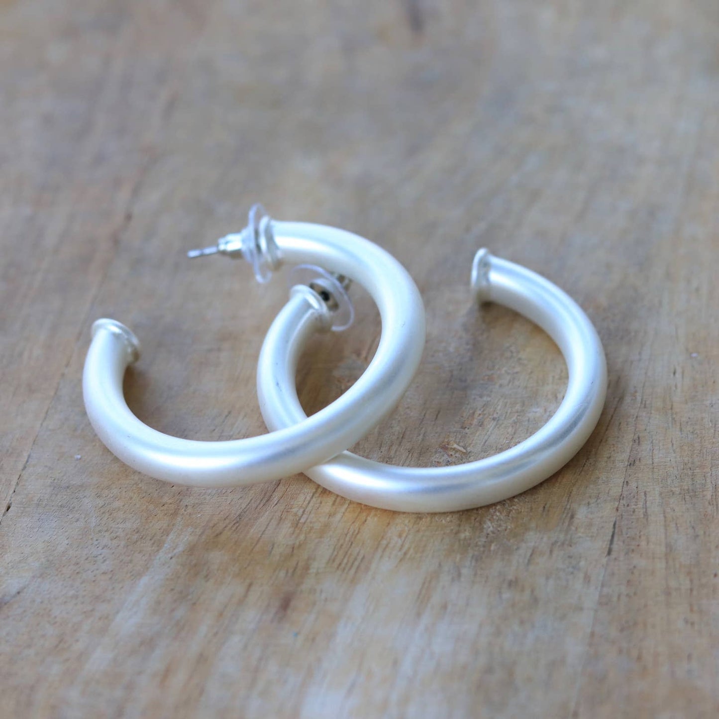 Everyday Silver Hoop Earrings