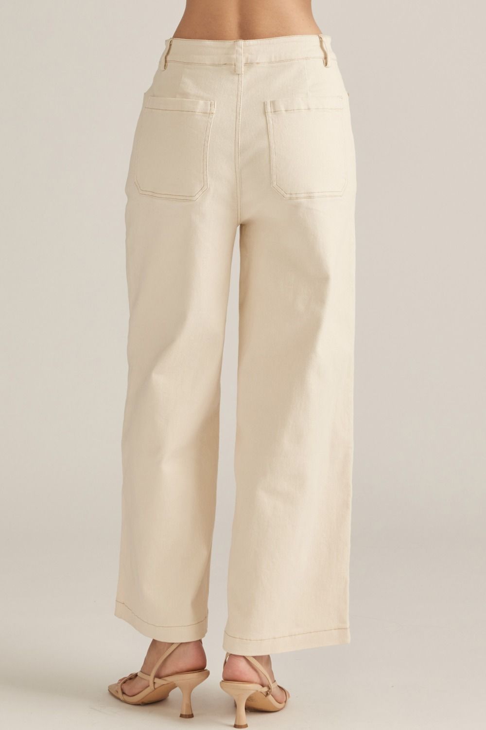 The Skylar Pant in Ecru