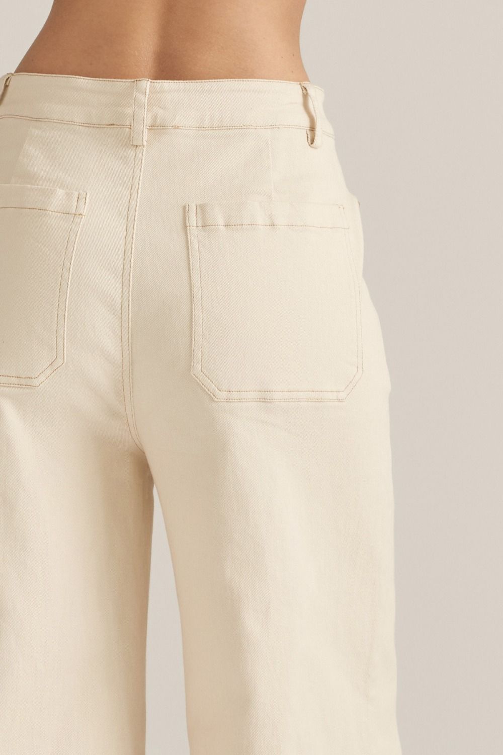 The Skylar Pant in Ecru