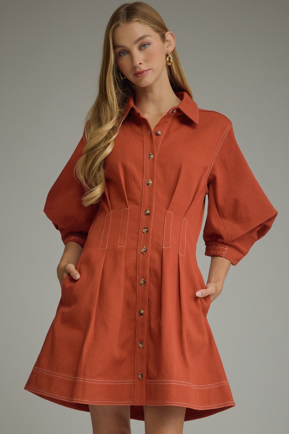 Fall Vibes Denim Dress