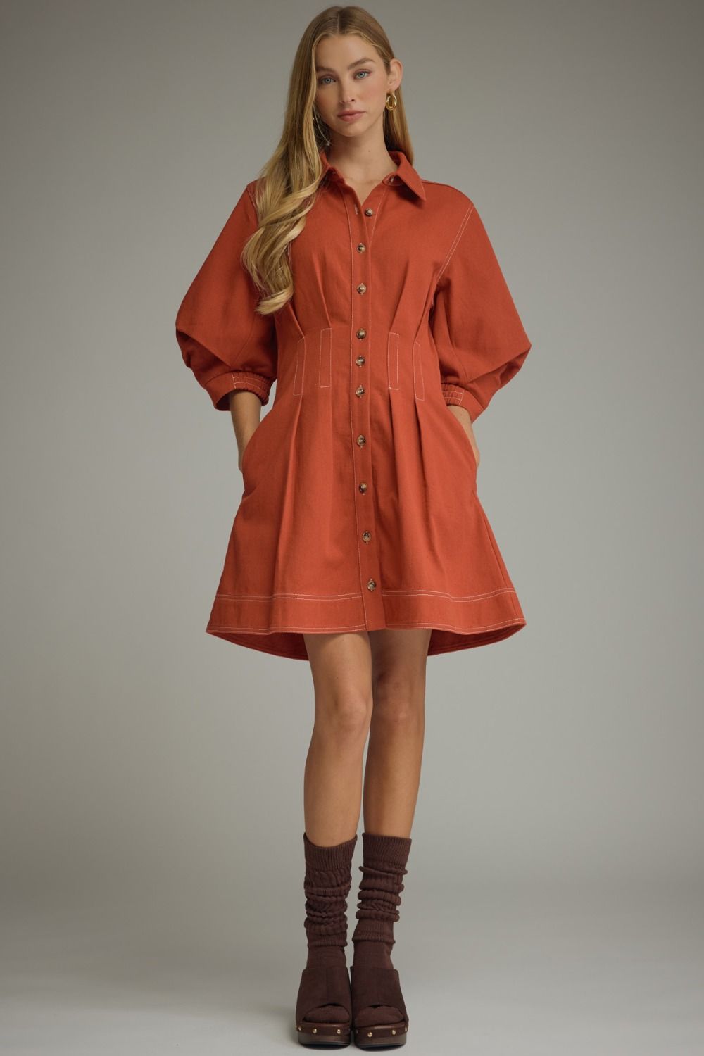 Fall Vibes Denim Dress