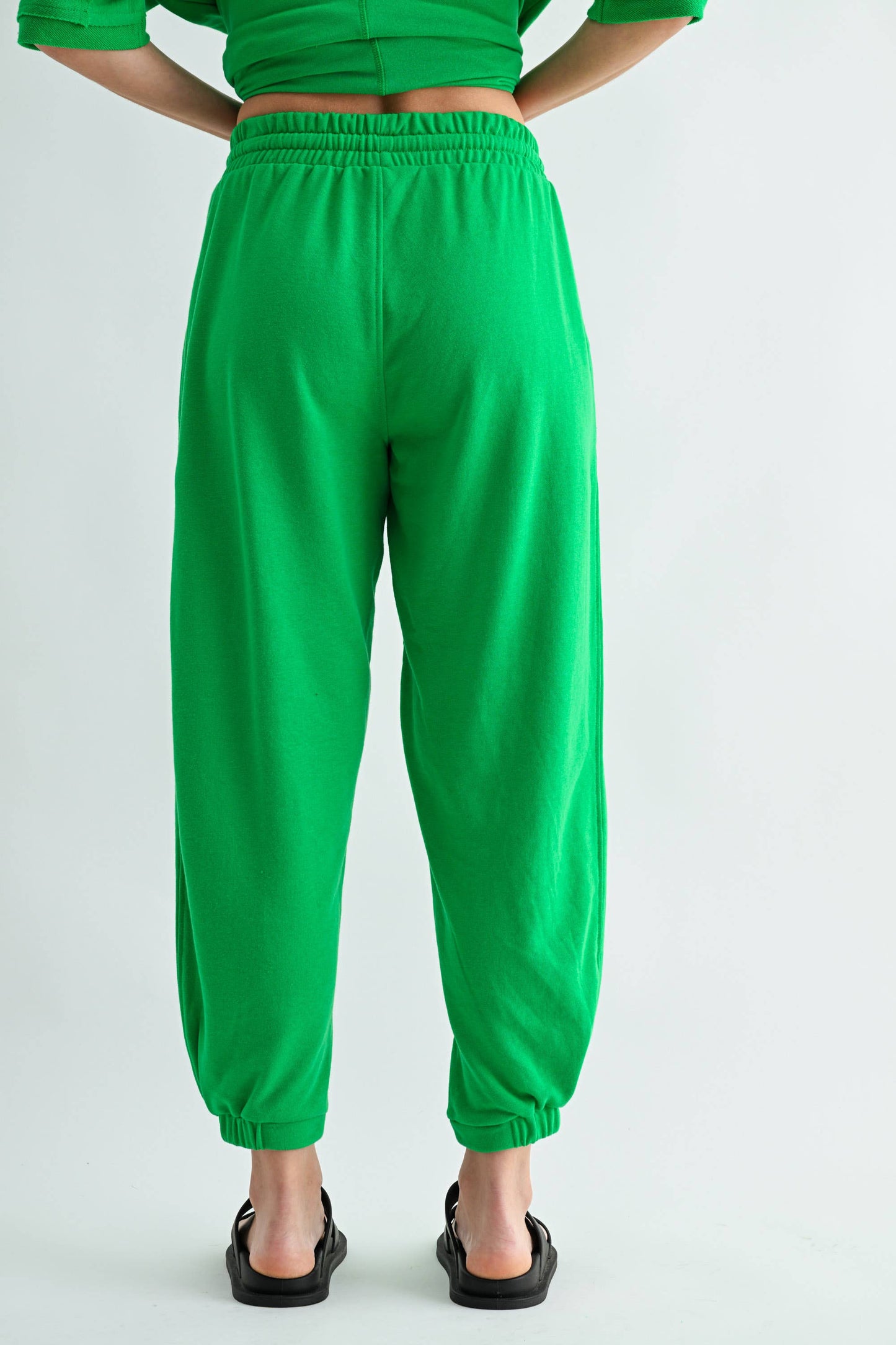 French Terry Lounge Joggers in Green