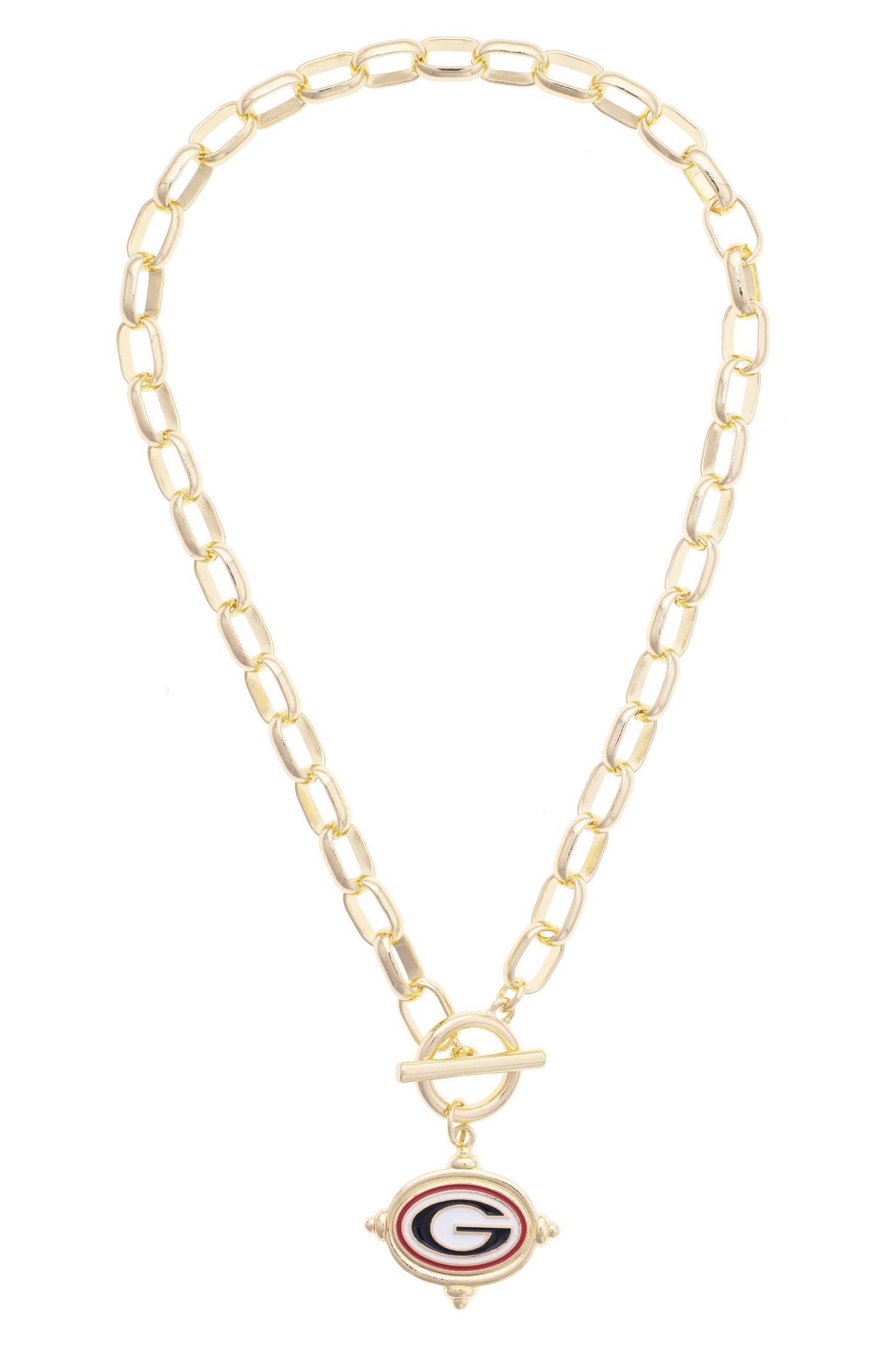 Georgia Bulldogs Logo Intaglio Necklace