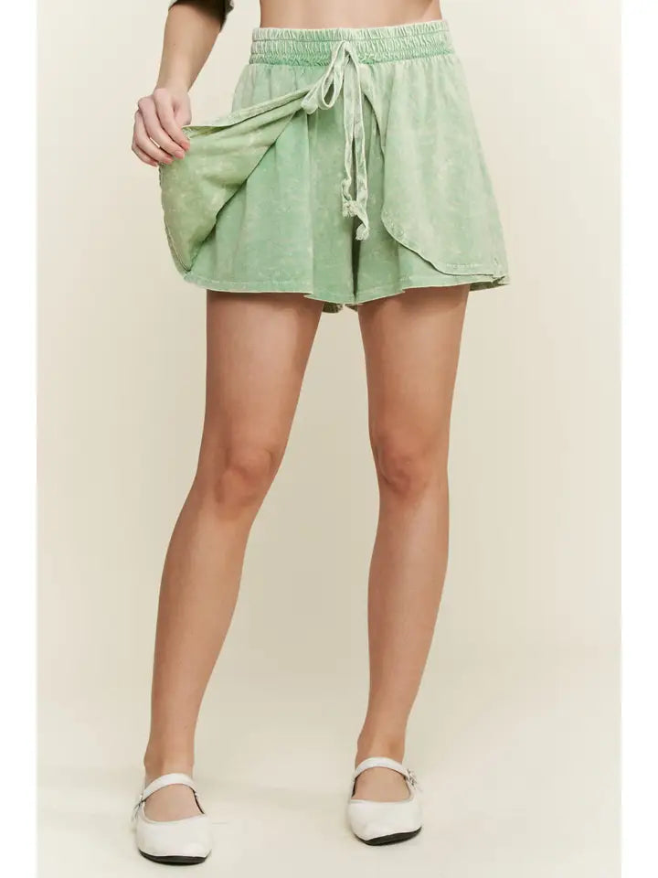 Mineral Wash, Skort Short 3 Colors