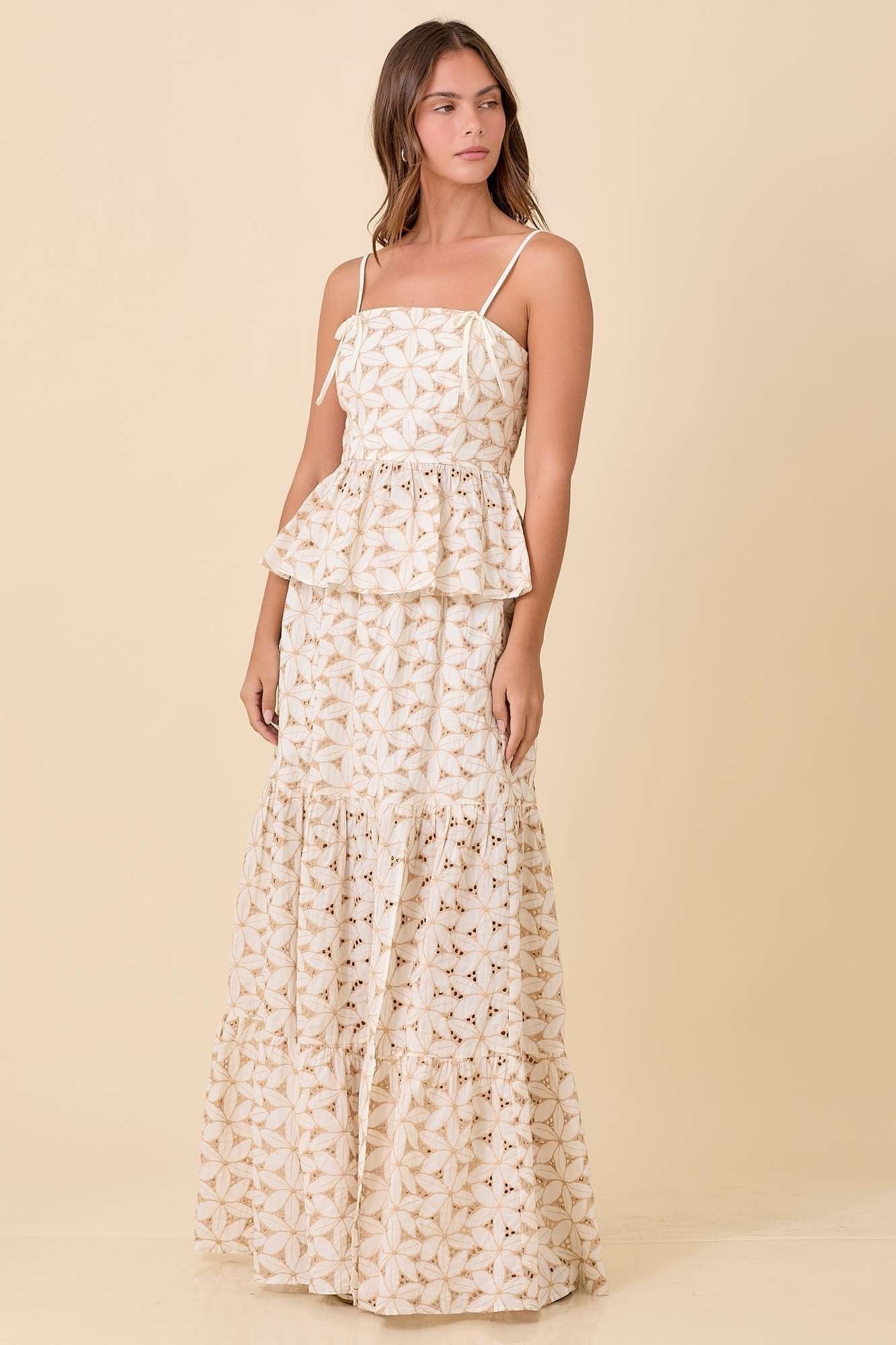 Eyelet Skirt and Matching Top