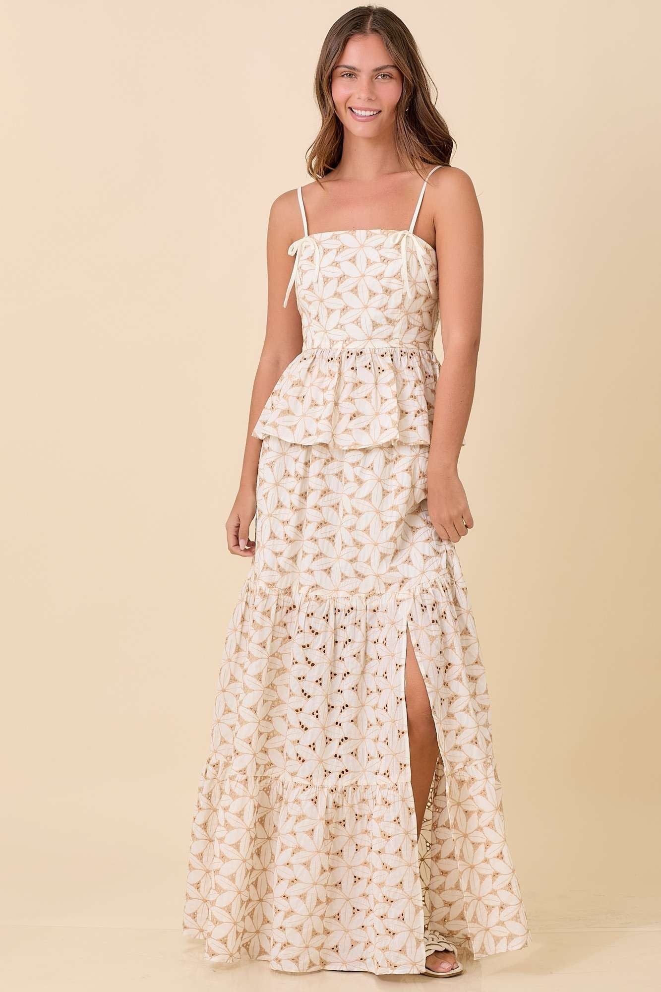 Eyelet Skirt and Matching Top