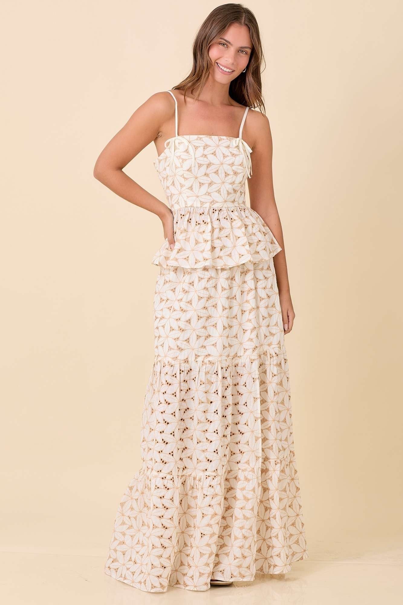 Eyelet Skirt and Matching Top