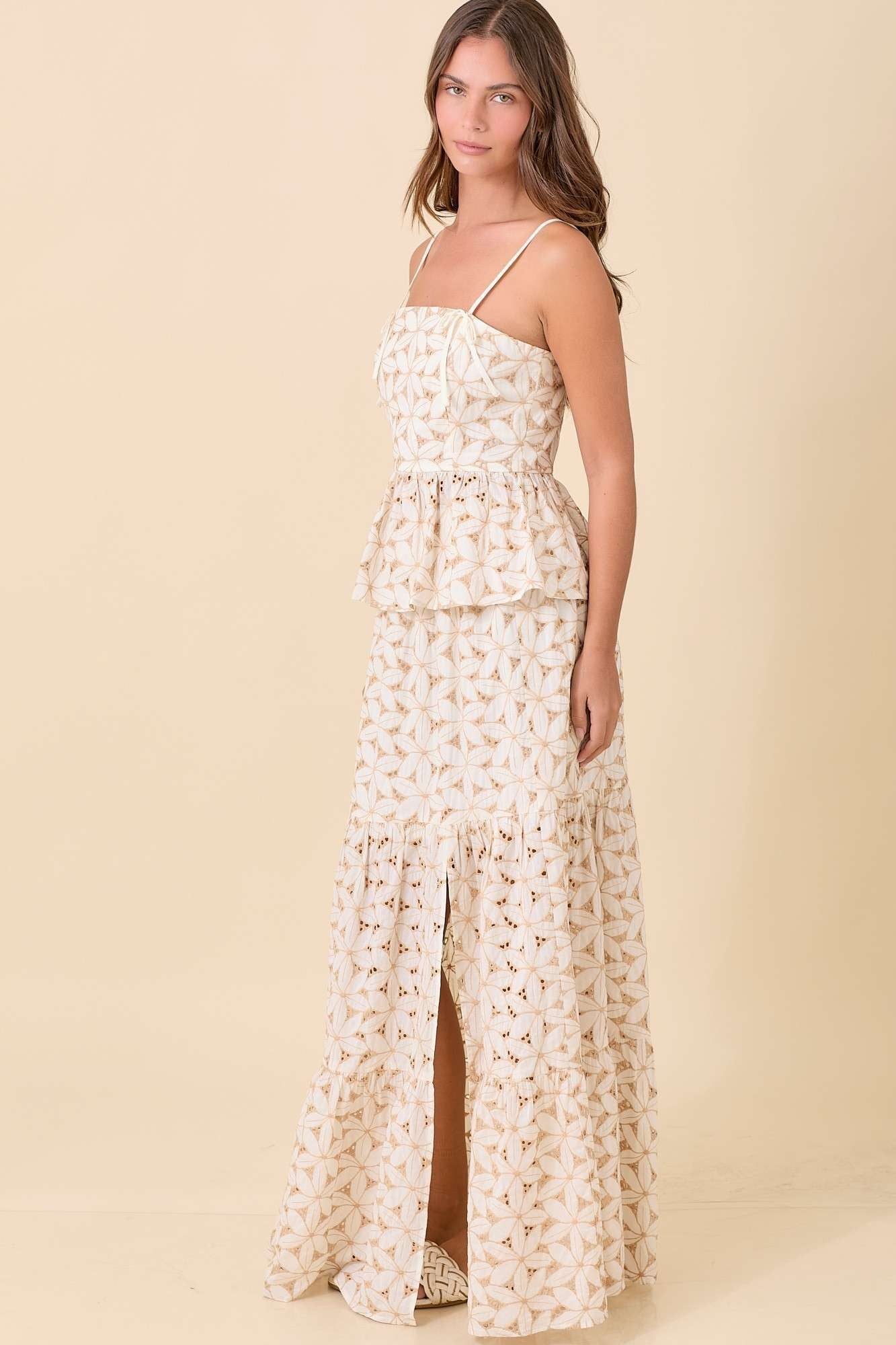 Eyelet Skirt and Matching Top